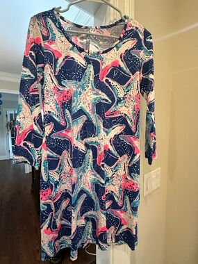 Lilly Pulitzer Starstruck Beacon Dress - Red White and Blue